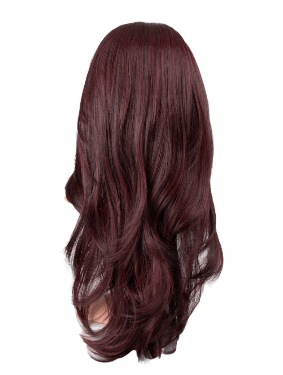 Emma Long Wavy Synthetic Half Head Wig