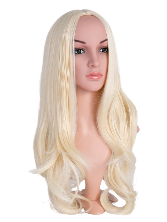Kaia Natural Wavy Middle Parting Full Head Wig