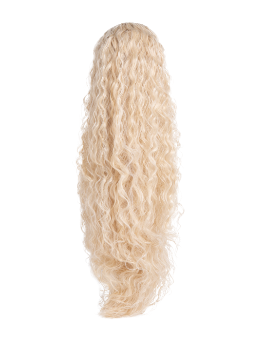Claw Clip or Drawstring French Curl Style Ponytail - Mia