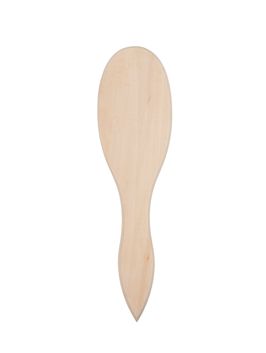 Wooden Metal Hard Base Synthetic Hair Brush