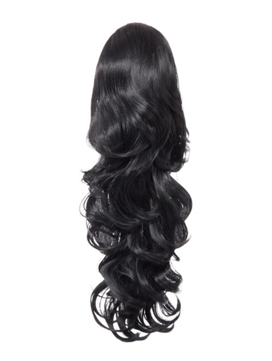 Long Curly Drawstring Ponytail - Glamour