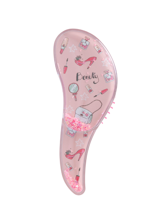 Air Cushion Detangle Hairbrush (Glitter Fancy Style) - Style 2107B
