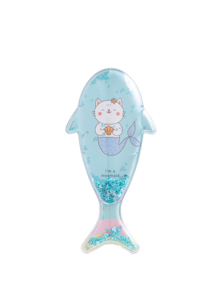 Fish-Shaped Animal Pattern Detangling Hairbrush - Style 2310C