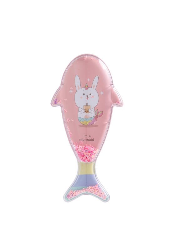 Fish-Shaped Animal Pattern Detangling Hairbrush - Style 2310C