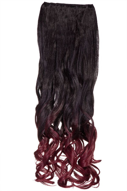 Curly 20" Dip Dye Clip-In Synthetic Hair Extensions - G1007L