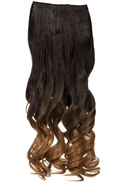 Curly 20" Dip Dye Clip-In Synthetic Hair Extensions - G1007L
