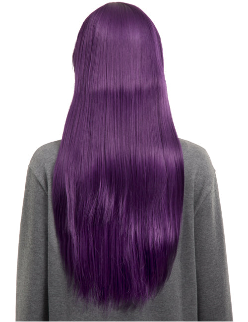 Straight 26" Colour Party Wig with Fringe - 6278C