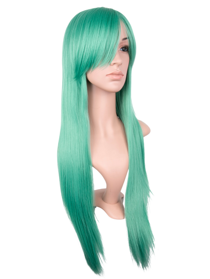 Straight 26" Colour Party Wig with Fringe - 6278C