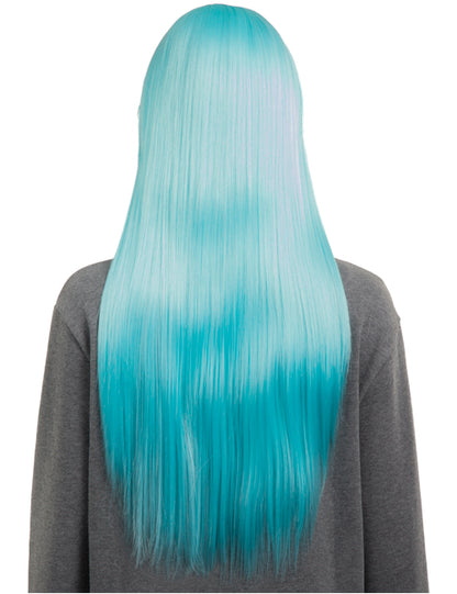 Straight 26" Colour Party Wig with Fringe - 6278C