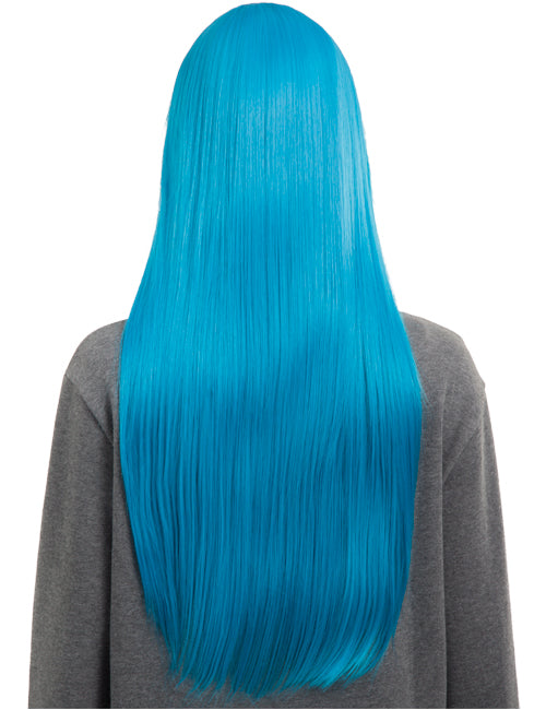 Straight 26" Colour Party Wig with Fringe - 6278C