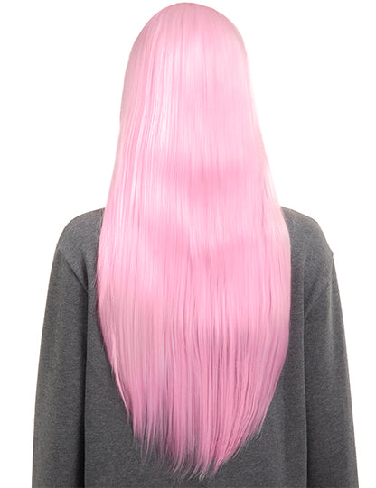 Straight 26" Colour Party Wig with Fringe - 6278C