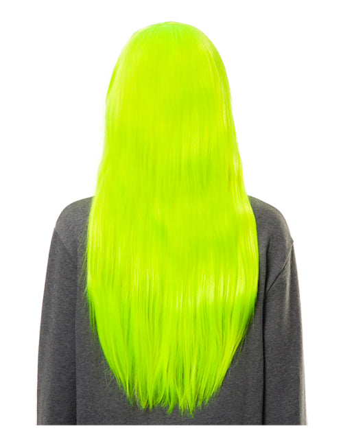 Straight 26" Colour Party Wig with Fringe - 6278C