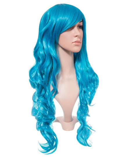 Colour Party Curly Full Head Wig
