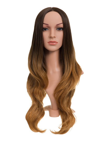 Andriana Middle Parting Long Wavy Full Head Wig