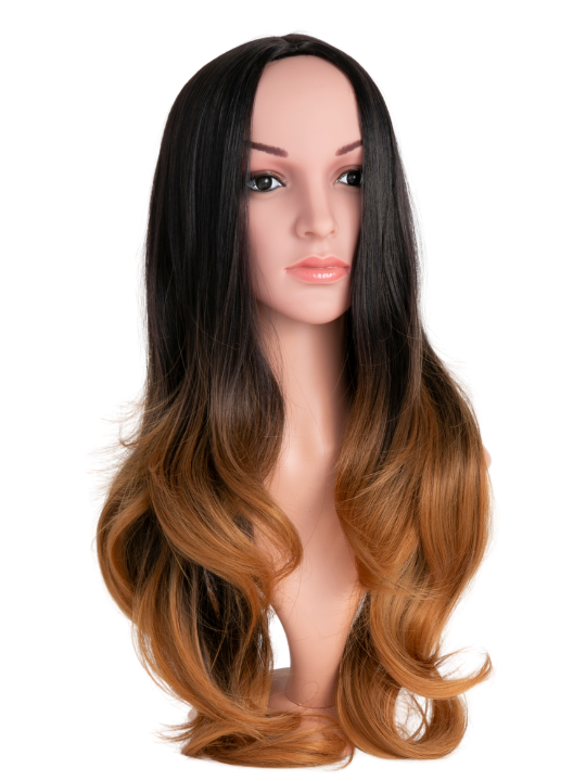 Andriana Middle Parting Long Wavy Full Head Wig