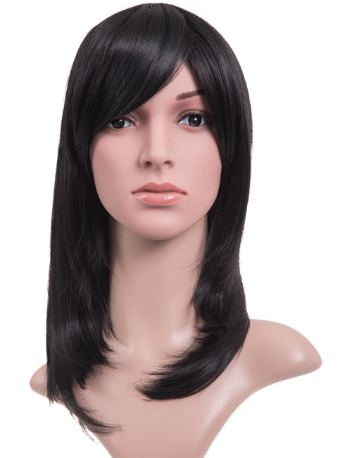 Alice Medium-Length Straight Layer Cut Full Head Wig
