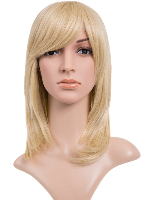 Alice Medium-Length Straight Layer Cut Full Head Wig