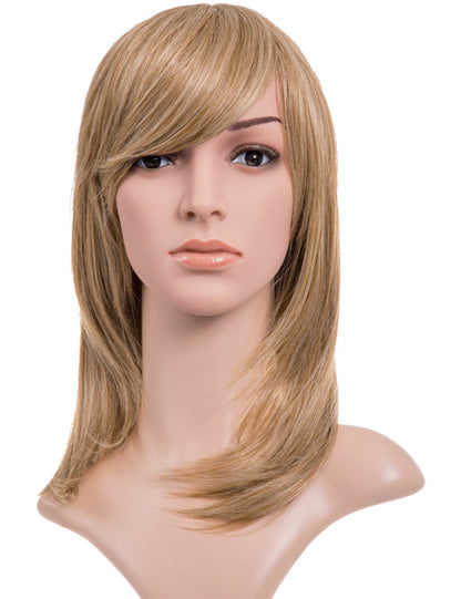 Alice Medium-Length Straight Layer Cut Full Head Wig