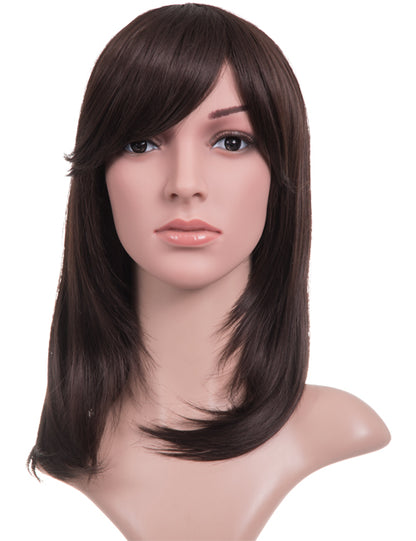 Alice Medium-Length Straight Layer Cut Full Head Wig