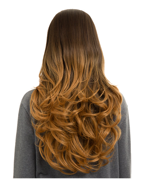 Andriana Middle Parting Long Wavy Full Head Wig