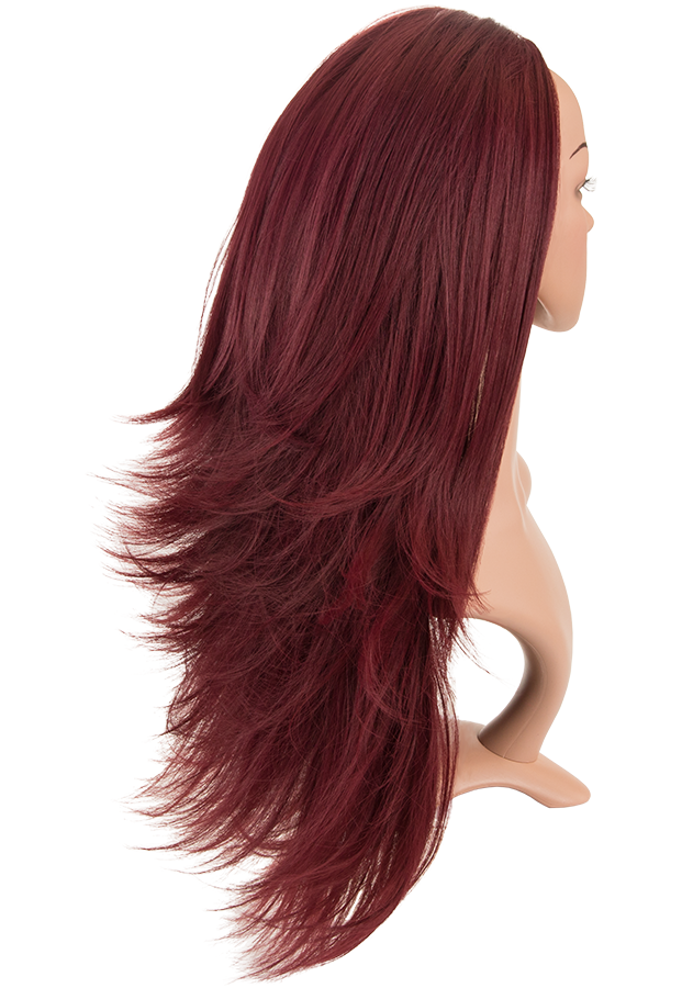 Angelina Revesible Synthetic Half Head Wig