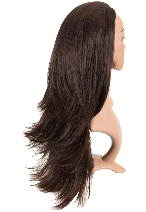 Angelina Revesible Synthetic Half Head Wig