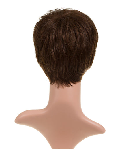 Anne - Short Pixie Cut Human Hair Full Head Wig