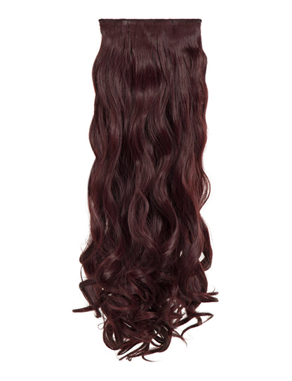 8 Pieces Curly Clip In Synthetic Hair Extensions – B8