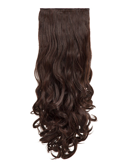 8 Pieces Curly Clip In Synthetic Hair Extensions – B8