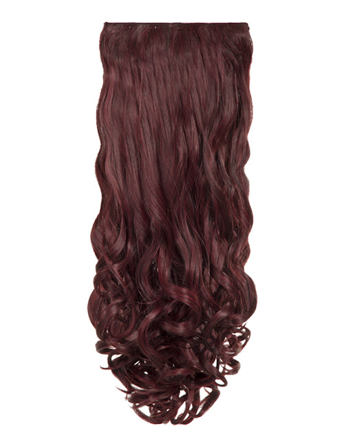 8 Pieces Curly Clip In Synthetic Hair Extensions – B8