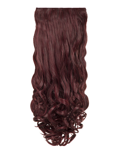 8 Pieces Curly Clip In Synthetic Hair Extensions – B8