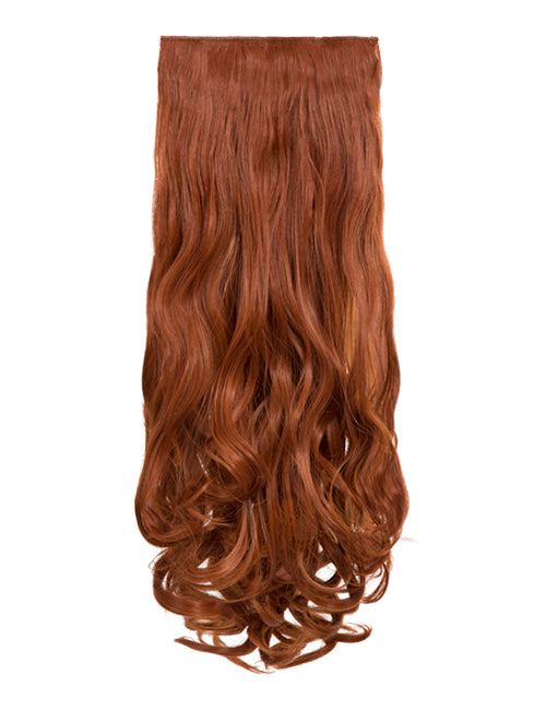 8 Pieces Curly Clip In Synthetic Hair Extensions – B8