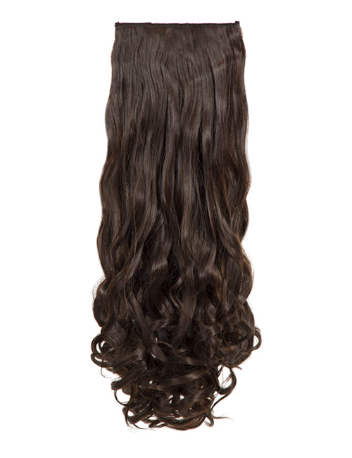 8 Pieces Curly Clip In Synthetic Hair Extensions – B8