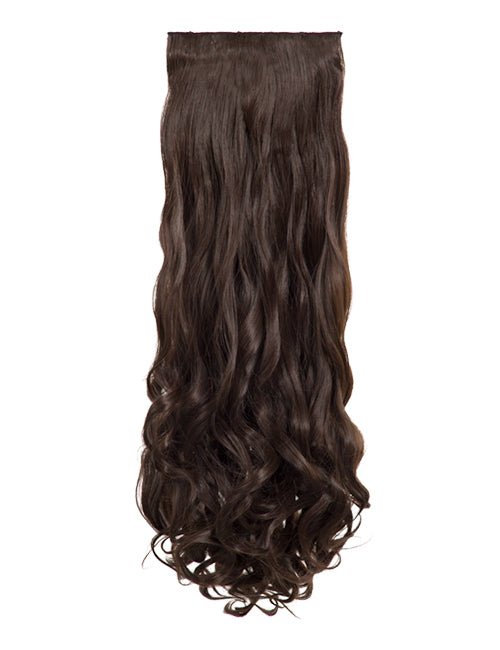 8 Pieces Curly Clip In Synthetic Hair Extensions – B8