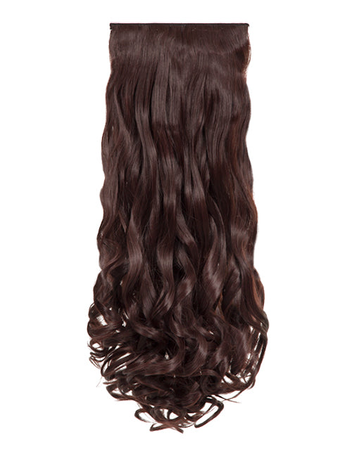 8 Pieces Curly Clip In Synthetic Hair Extensions – B8