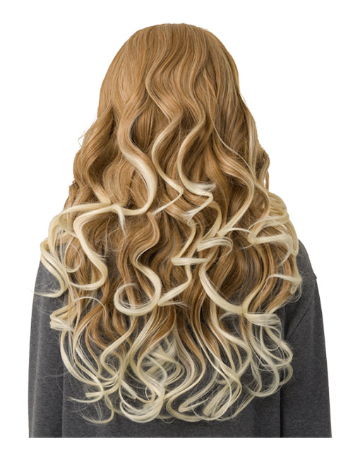 Behati Middle Parting Long Curly Full Head Wig