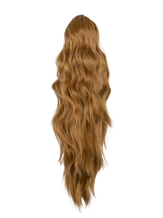 Premium Synthetic Fibre – Bella 22″ Natural Wave Claw Clip Ponytails (Fluffy Version)