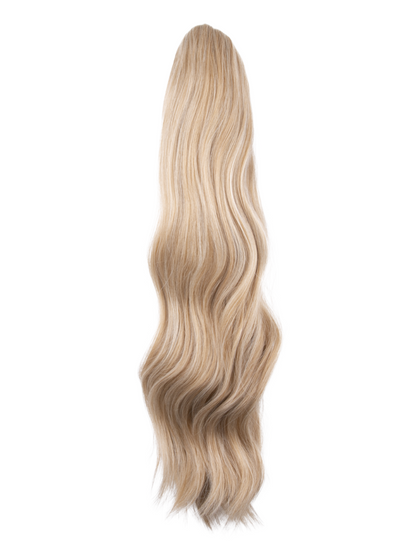 Premium Synthetic Fibre –  22″ Natural Wave Claw Clip Ponytail - Bella