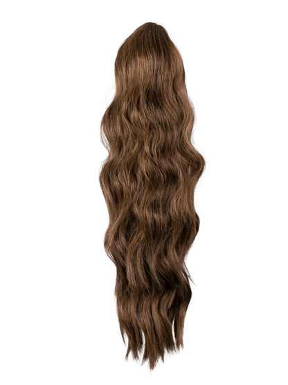 Premium Synthetic Fibre – Bella 22″ Natural Wave Claw Clip Ponytails (Fluffy Version)