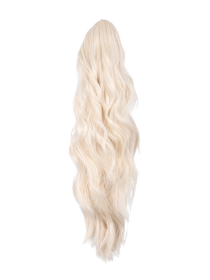 Premium Synthetic Fibre – Bella 22″ Natural Wave Claw Clip Ponytails (Fluffy Version)