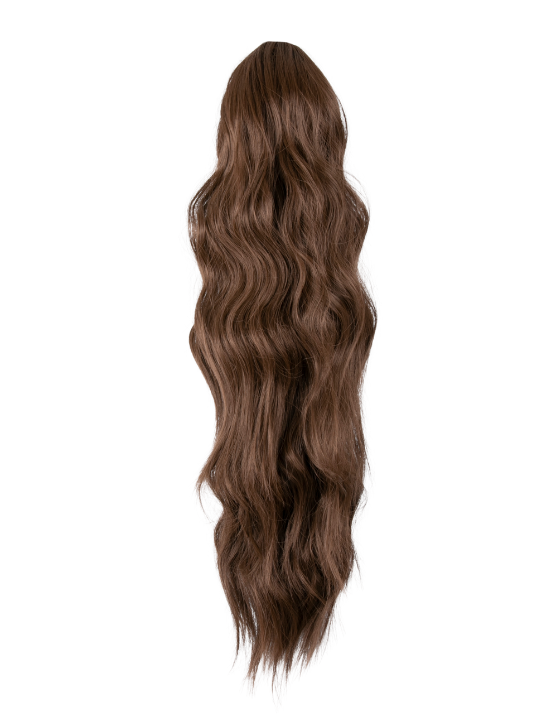 Premium Synthetic Fibre – Bella 22″ Natural Wave Claw Clip Ponytails (Fluffy Version)