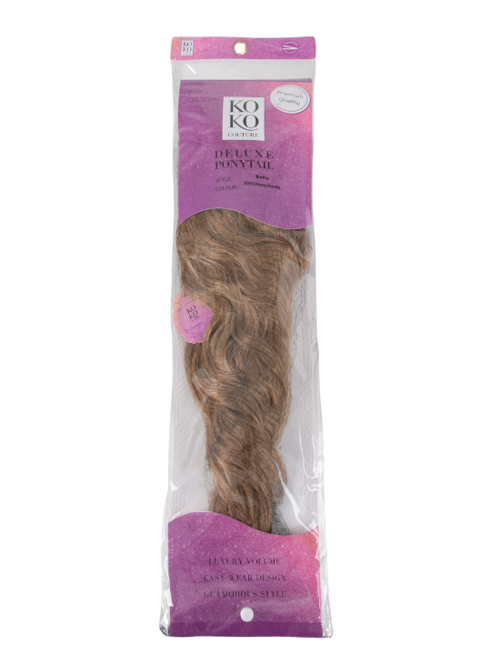Premium Synthetic Fibre – Bella 22″ Natural Wave Claw Clip Ponytails (Fluffy Version)