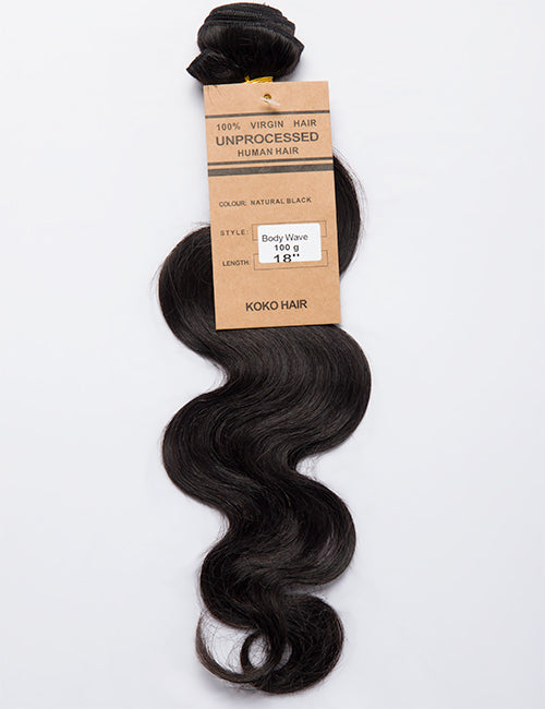 Body Wave Bundle 100g Virgin Indian Human Hair Weave Extensions