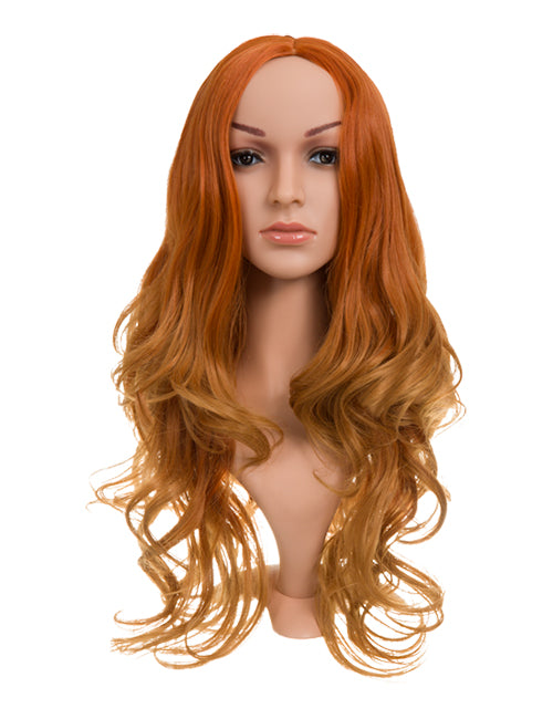Behati Middle Parting Long Curly Full Head Wig