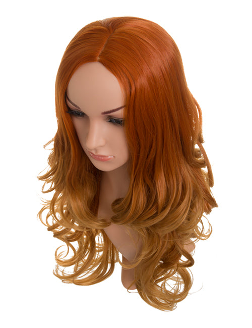 Behati Middle Parting Long Curly Full Head Wig