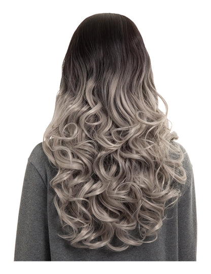 Behati Middle Parting Long Curly Full Head Wig