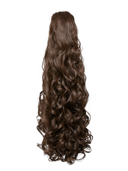Claw Clip or Drawstring Curly Style Ponytail - Charlotte