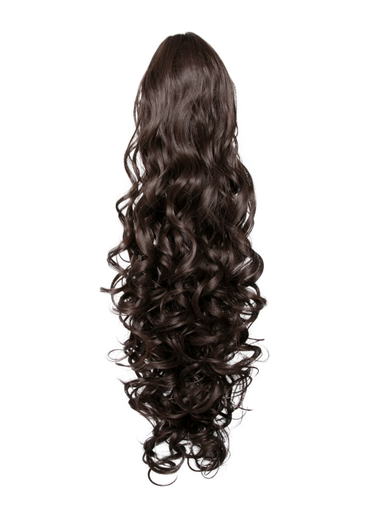 Claw Clip or Drawstring Curly Style Ponytail - Charlotte