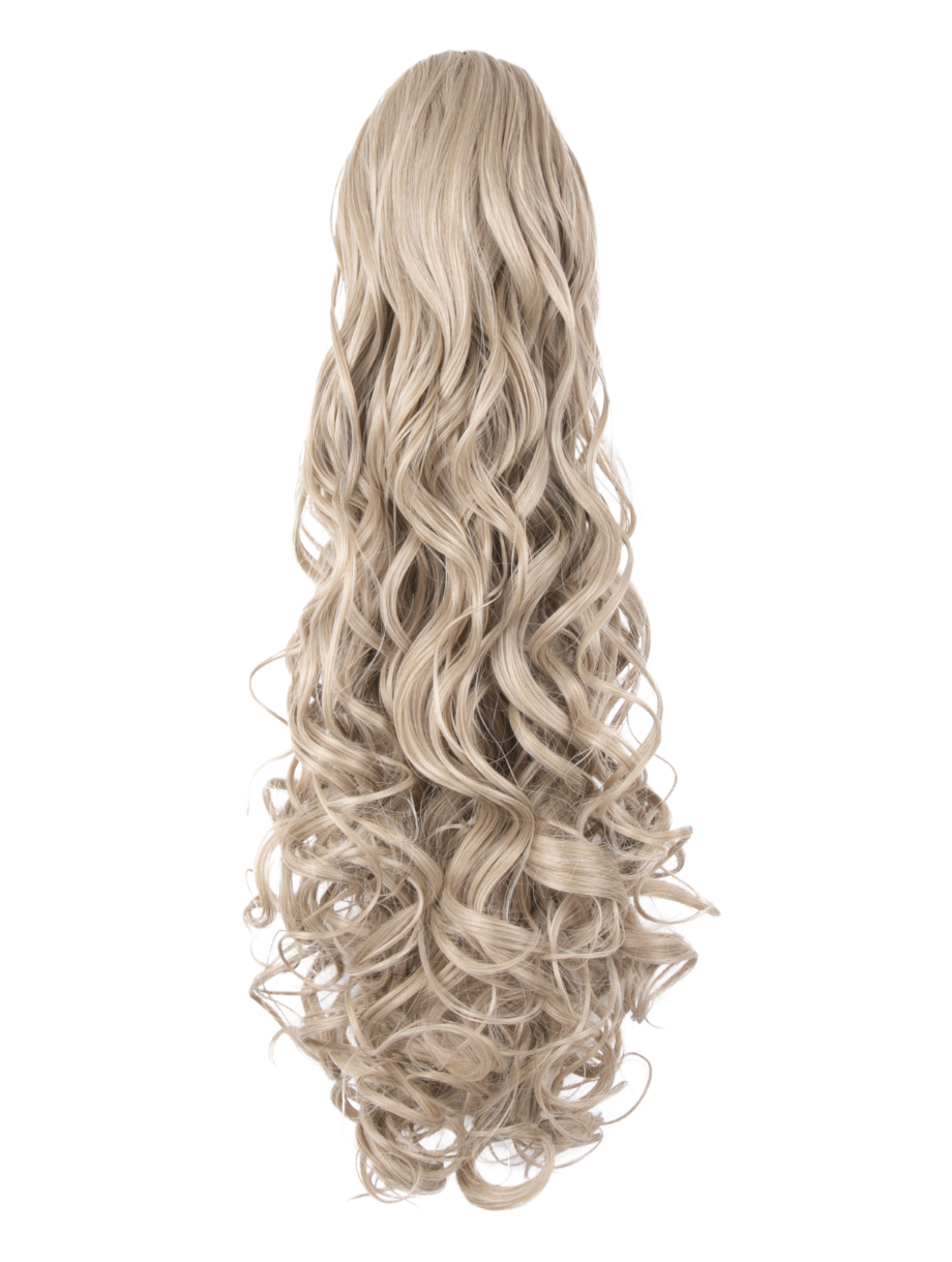 Claw Clip or Drawstring Curly Style Ponytail - Charlotte