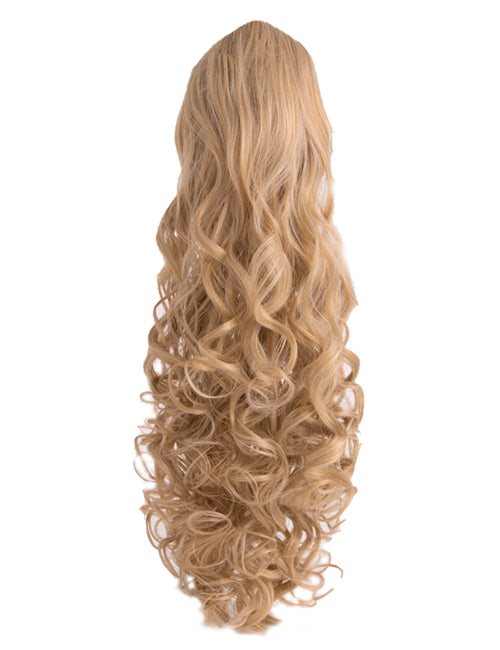 Claw Clip or Drawstring Curly Style Ponytail - Charlotte